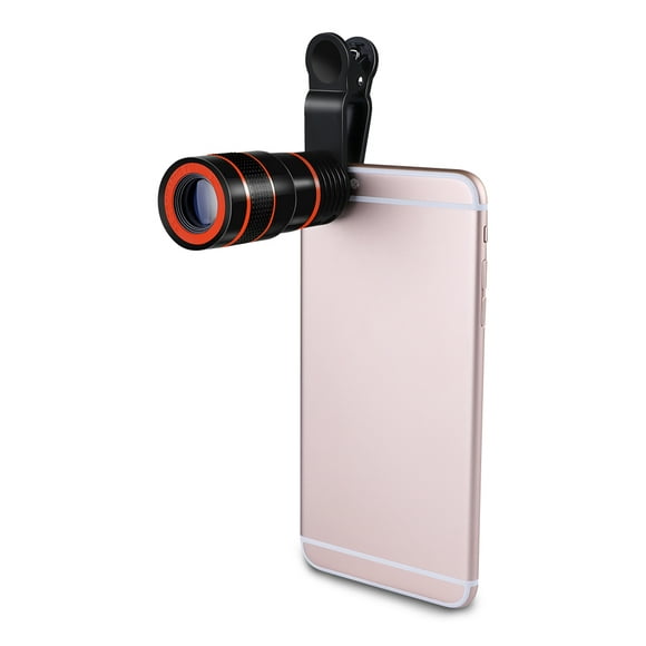 zoom telescopio lente de la cámara del teléfono con clip para iphone samsung htc otros teléfonos móv ounissouiy el01354000