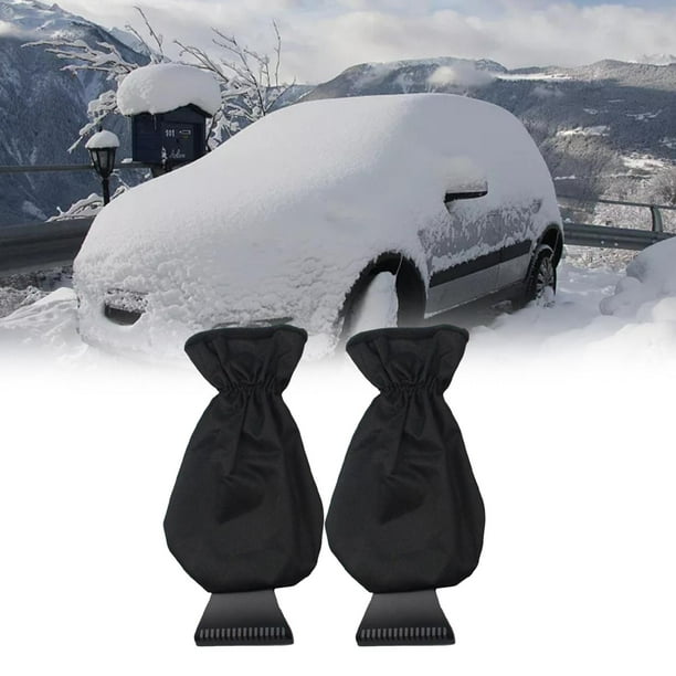 Rascador de hielo con pala de guante, pala de nieve para coche, parabrisas,  coche, SUV, vehículo rojo Macarena Pala de nieve