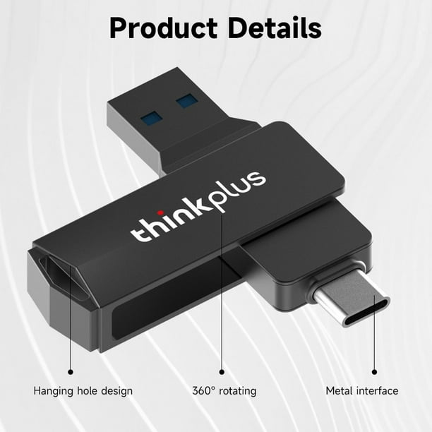 Memoria Usb Rotable Type-C + Usb30 128Gb