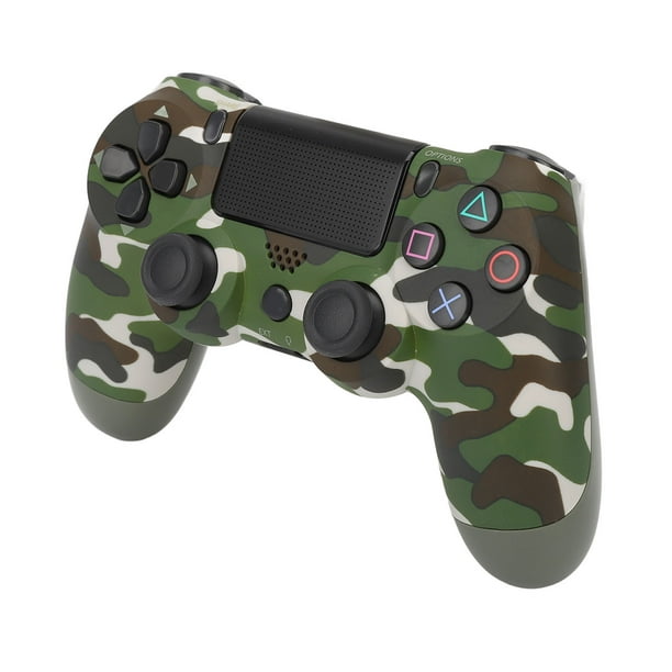  Mando inalámbrico para Playstation 4 (camuflaje verde) :  Videojuegos