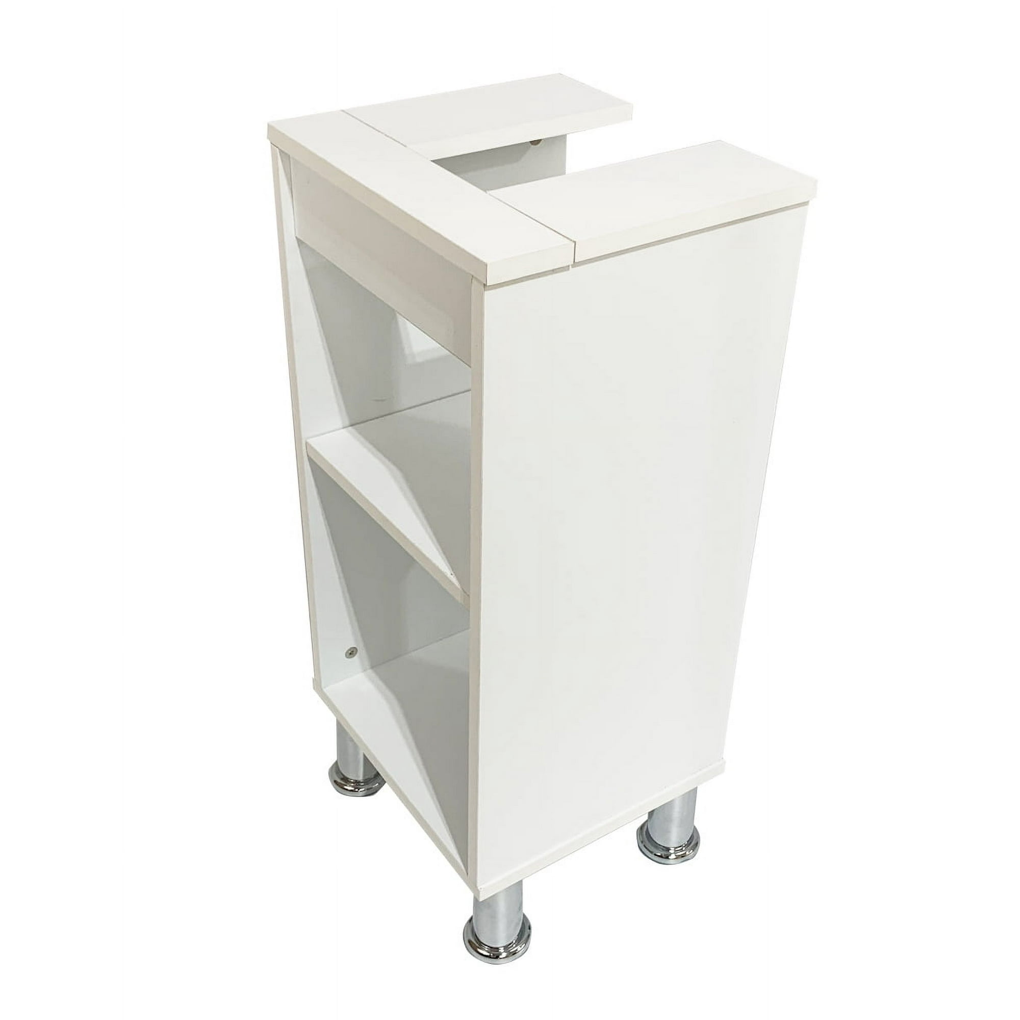 Gabinete de baño para lavabo sin ovalin moderno minimalista (Blanco) decomobil gabinete para baño