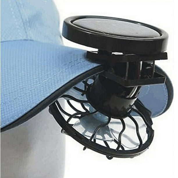 Sombrero con ventilador solar y gorra de béisbol para acampar, pescar,  manos B Sunnimix Refrigeración al aire libre del mini ventilador