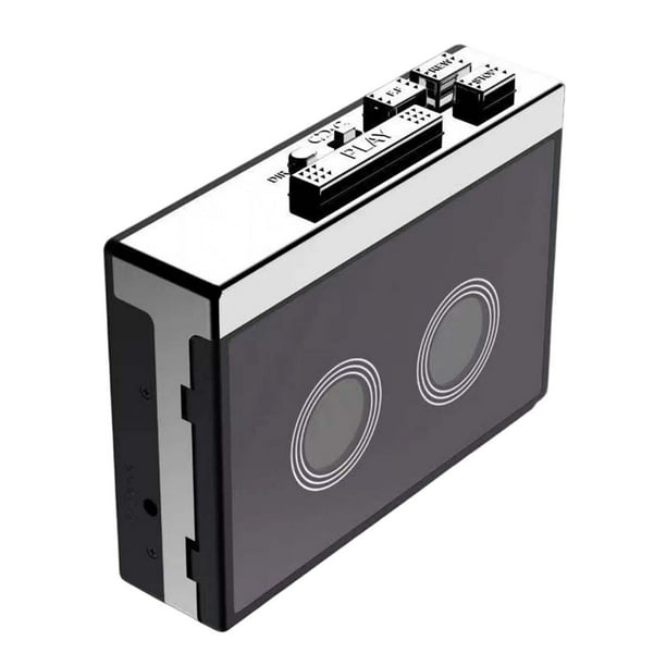 Reproductor de cassette portátil, reproductores de cassette de radio AM/FM,  reproductor de música de cinta de cassette de audio con altavoz incorporado  de 3,5mm, alimentado por USB o batería AA lyd modelStyleType