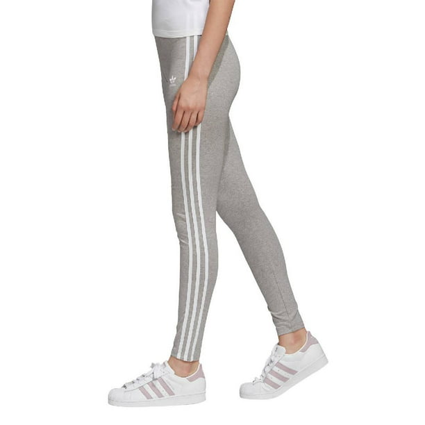 Adidas 3 Franjas Mujer Gris Comodo Deportivo Casual gris XS Adidas FM2553 | Walmart en línea