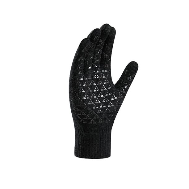  Guantes cálidos de invierno para hombre, guantes de silicona  antideslizantes para pantalla táctil, guantes de esquí cálidos e  impermeables para ciclismo y trabajo al aire libre, negro_S : Deportes y  Actividades