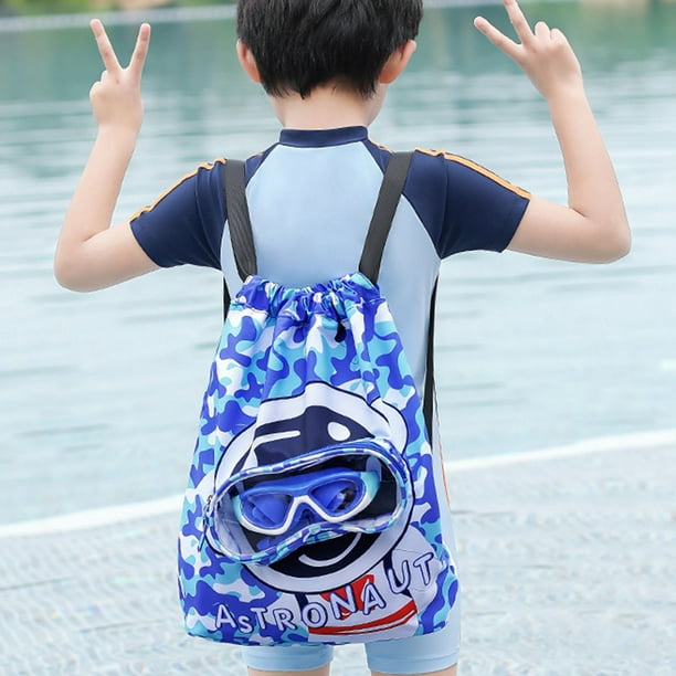 Bolsa de natación impermeable para niños y niñas, bolsa de