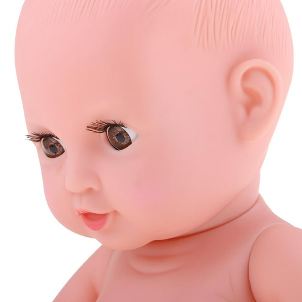 1 Pieza de 41cm Bebé Muñeca Suave Vinilo Desnudo Juguete Infantil Sunnimix  juguete de la muñeca de la vida real
