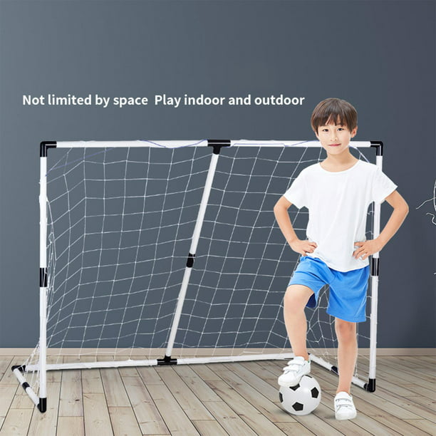 Juguetes para niños juego de portería de fútbol para niños para el jardín  en interiores Juego de portería 2 en 1 y mini juego de práctica de  entrenamiento de pelota Juguete ANGGREK