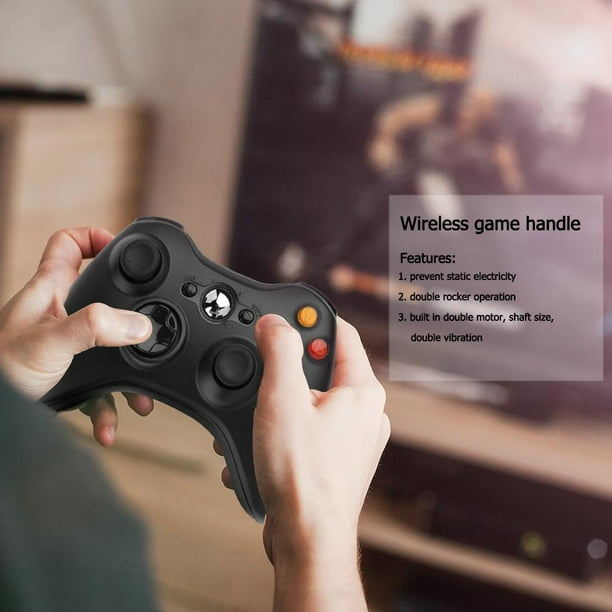 Controlador de juego Inalámbrico 2.4G Para Xbox 360 (Naranja)