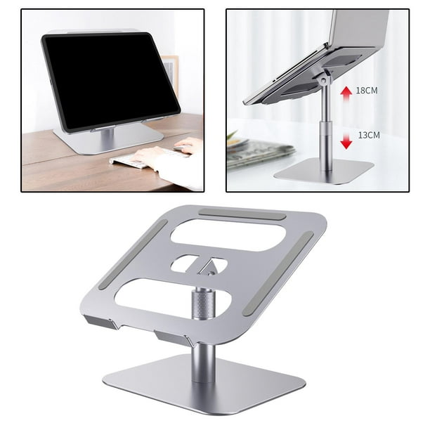 soportes para laptop elevador para computadora portátil escritorio soporte  de mesa soporte para computadora portátil escritorio gris Fanmusic soportes  para laptop