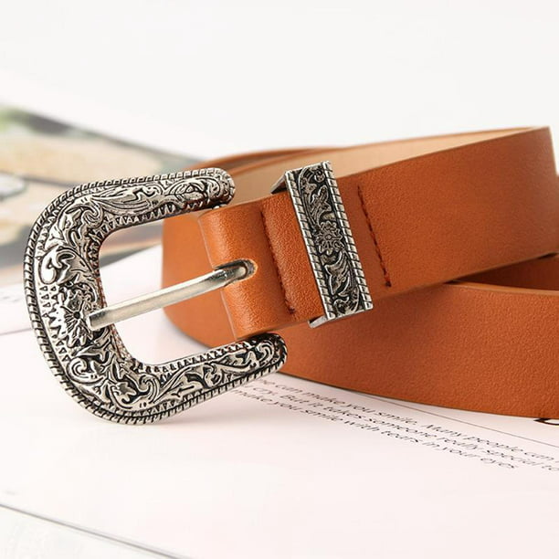 Hebilla de Cinturón Reversible Vintage para Hombre Hebilla Rectangular de  Un Plata Zulema Hebilla de cinturón reversible