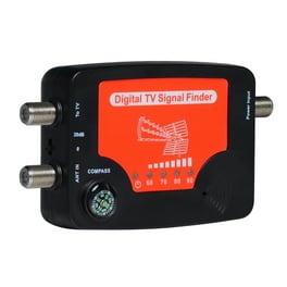  Medidor de señal, detector de señal ligero compacto para antena  de TV : Electrónica