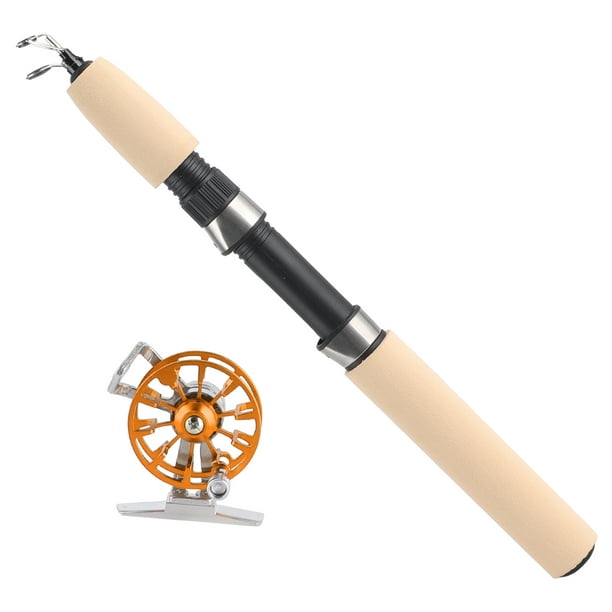 Kit de caña de pescar combo de caña de pescar telescópica de fibra