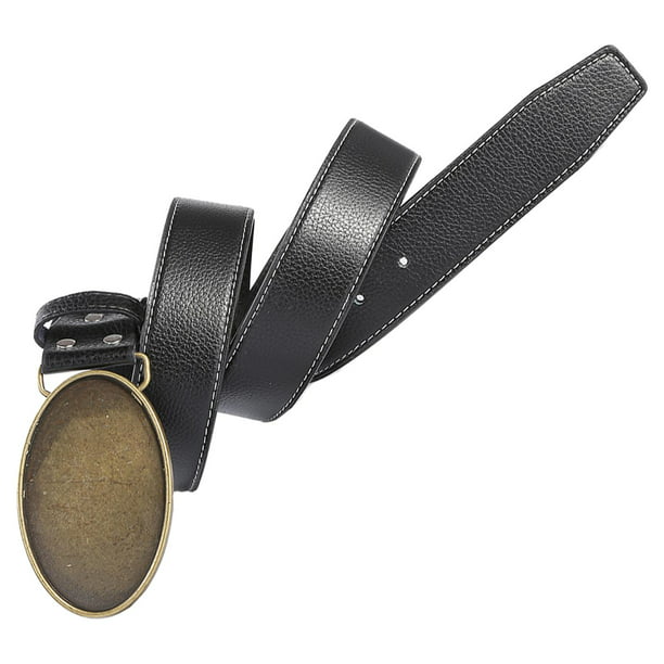 Cinturones para Mujer con Hebil Cinturón Sintética de Moda Informal - Oro  Sunnimix Cinturón de cintura para mujer para jeans