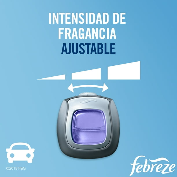 Febreze Auto Odor-Eliminating Car Freshener Vent Clip, Midnight