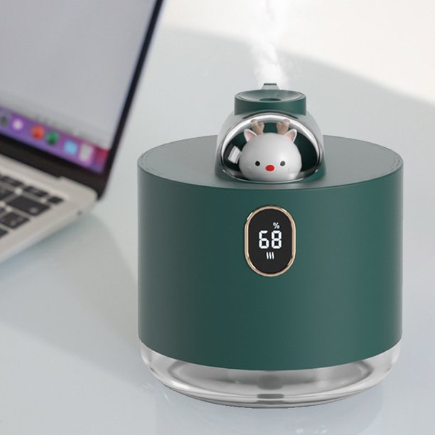 Humidificador ultrasónico de niebla fría las 24 horas, humidificadores  personales de escritorio para dormitorio, oficina y guardería,  humidificadores