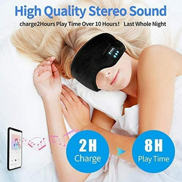 Auriculares para dormir ajustables, auriculares inalámbricos para dormir,  orejeras para dormir Bluetooth auriculares de diadema con altavoces  delgados, auriculares para dormir para dormir