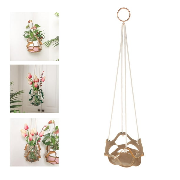 Colgador de pntas,s colgantes de cuero con cuerda para colgar pntas interiores, decorativa para p Zulema Colgador de plantas | Walmart en línea