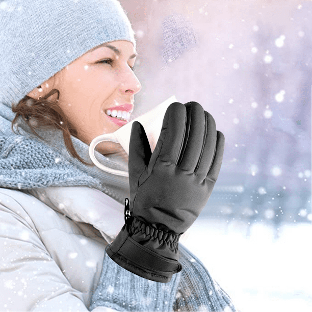 Guantes de esquí de invierno para mujer, cálidos y resistentes al viento,  sencillos y generosos para exteriores. Vhermosa CPB-US-XD413-3