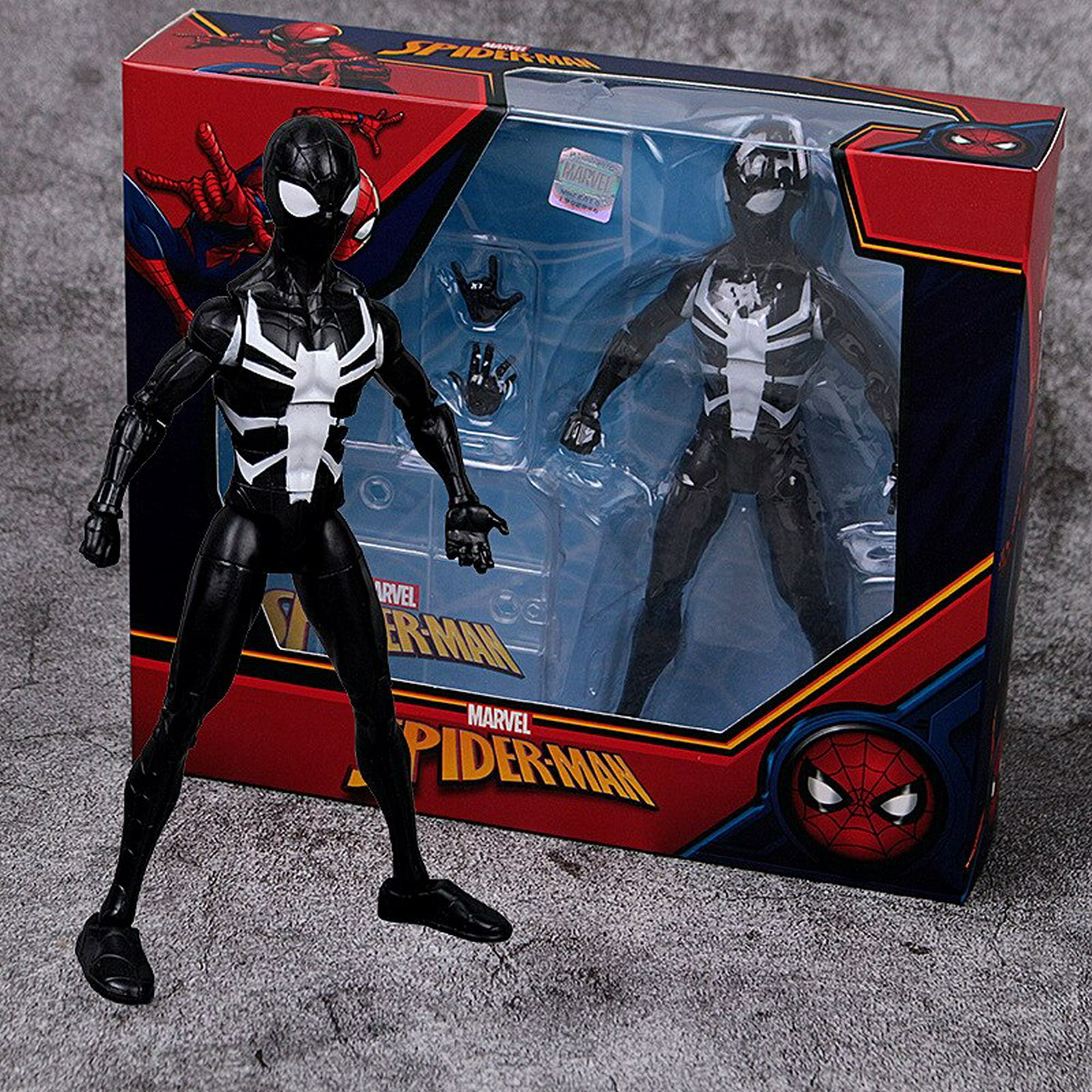 Venom Figura Acción Spiderman Black Symbiote Juguete Niños