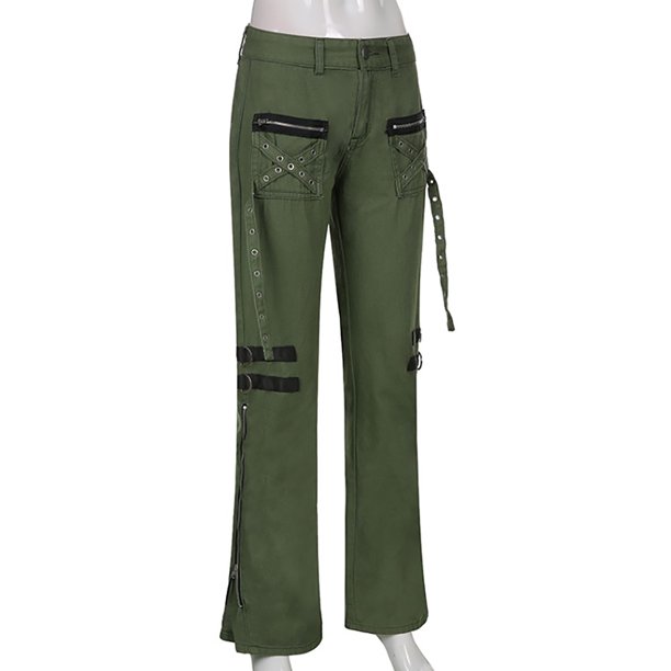 Pantalones de mezclilla rasgados de mujer Pantalones elásticos de cintura  alta Pantalones de tubo delgados 2XL Sunnimix Pantalones vaqueros para mujer