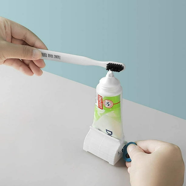 Exprimidor de pasta de dientes, 2 piezas, pasta de dientes para pasta de  dientes, exprimidor de tubo, exprimidor de pasta de dientes, tubo de  pintura