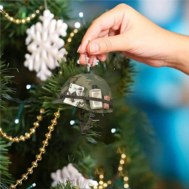Advancent Colgante de Navidad para casco de adorno colgante para árbol de Navidad, colgante para espejo retrovisor de coche, adornos colgantes Kits de decoración para fiestas Advancent HA039207-00 | Walmart en