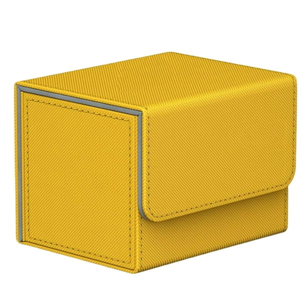 CAJA DE ALMACENAJE DE CARTAS GRANDE - AMARILLO