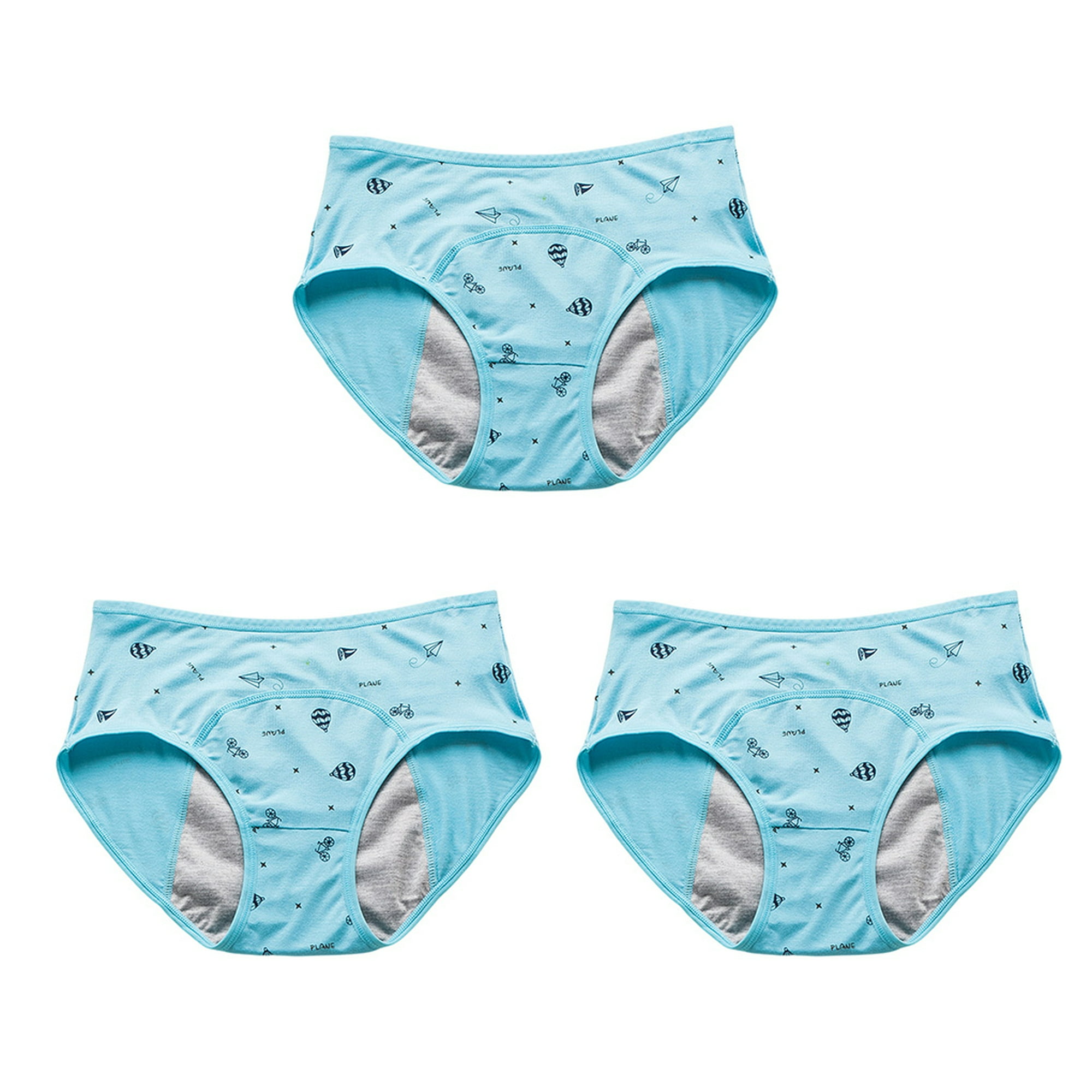 3 Piezas De Ropa Interior De Período Menstrual Para Mujer, Bragas,  Pantalones A Prueba De Fisiológicos, Calzoncillos XXL Baoblaze Calzoncillos  del período menstrual