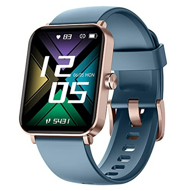 GRV Reloj Inteligente Compatible con Teléfonos iPhone y Android IP68  Impermeable, Reloj para Hombre Mujer Smartwatch Fitness Tracker Monitor de  Ritmo Cardíaco Reloj Digital con Caras de Reloj Personal
