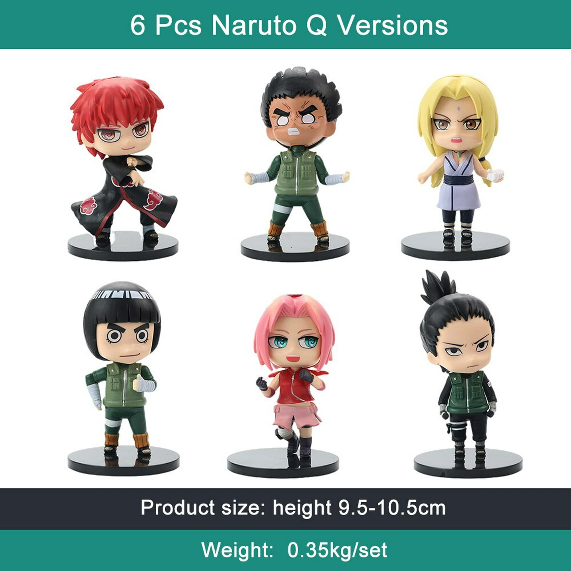 Figuras de Anime de Naruto Shippuden para niños, juguetes de Hinata Sasuke,  Itachi, Kakashi, Gaara, Fivean Figuras de anime