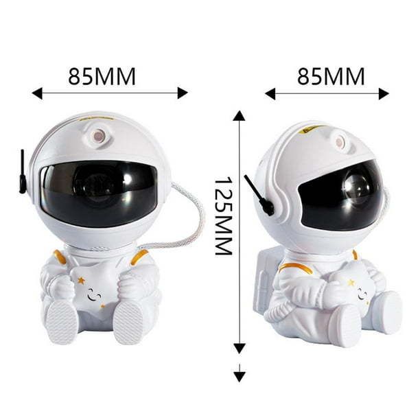 Lampara Proyector Astronauta Led Estrellas De Galaxia Atrix® Color De La  Estructura Blanco Color De La Pantalla Negro