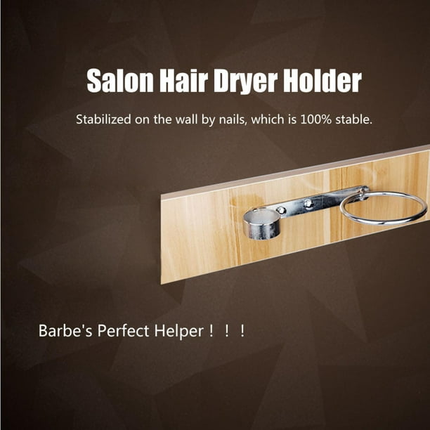 Soporte para secador de pelo con ventosa, organizador de espacio de altura  ajustable, soporte para secador