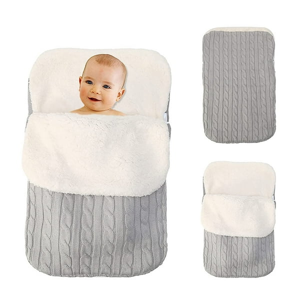 Saco de dormir de manta de pañales de punto para bebé recién nacido para  bebés de 0 a 12 meses Adepaton LL-2086-1