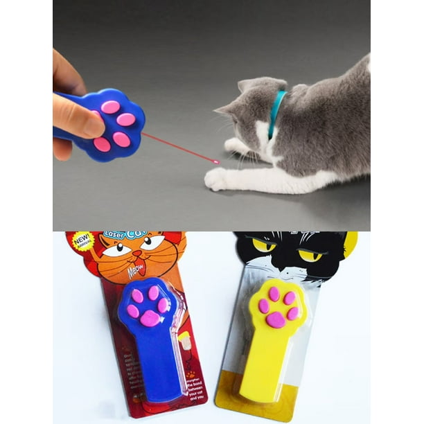 Juguete con puntero de luz láser para gato, bolígrafo con puntero láser  para gato, juguetes interactivos para gato, bolígrafo con puntero láser  para gato, juguete con rendimiento lleno de energía Jadeshay A