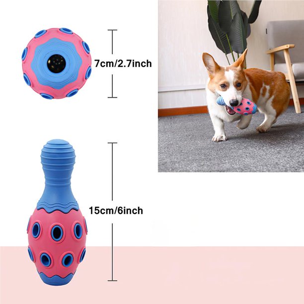 Juguete Para Perro Masticable Y Resistente De Caucho Con Sonido. Forma