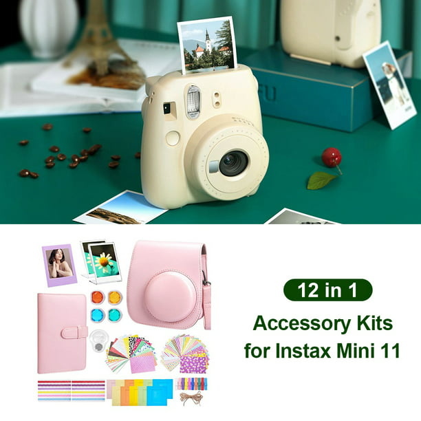 Cámara INSTAX Mini 12 Rosa + Kit de Accesorios