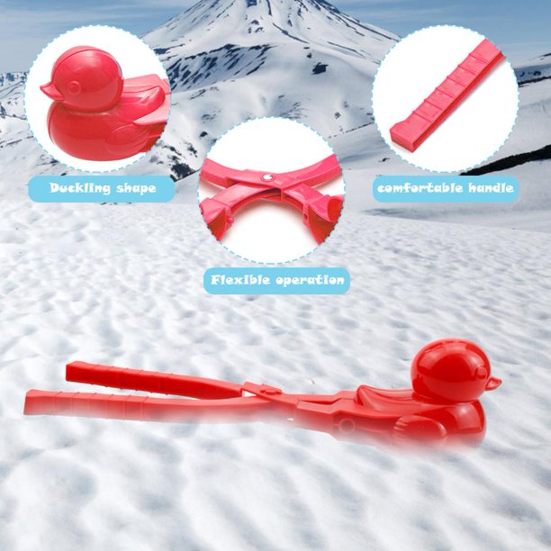 Pinza Para Hacer Bolas De Nieve En Forma De Pato, Molde De Plástico Para  Nieve Y Arena De Invierno, Herramienta Para Hacer Bolas De Nieve, Juguete  Para Niños, Pinza Para Hacer Bolas