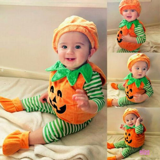 Disfraz de bebé de calabaza Lil - 0-6 meses
