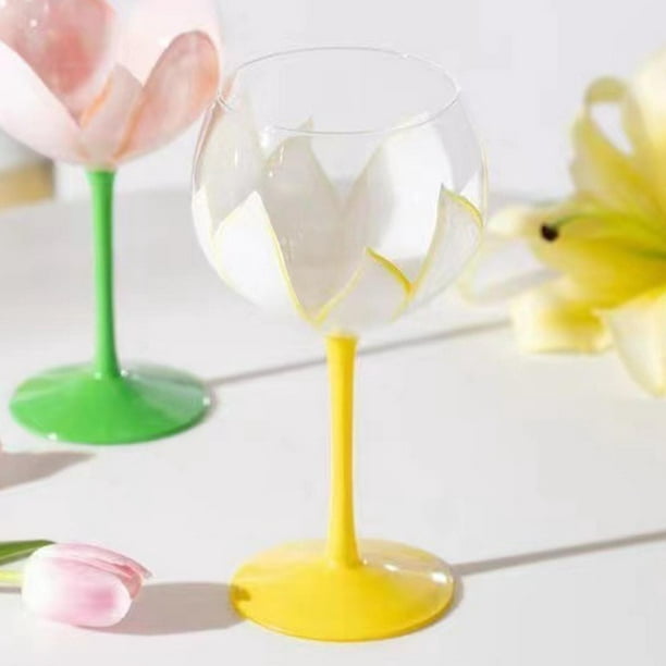 Bebidas elegantes Vidrio Pintado a mano Vasos Vasos Copa de agua  Cristalería Regalos 14 Copa para fiesta Sala de estar Restaurante  Inauguración Pub 