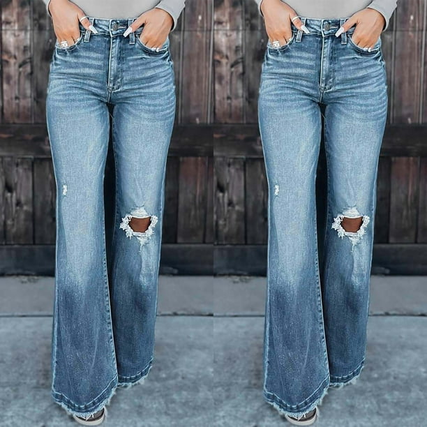 Pantalones De Jeans A La Moda Para Damas