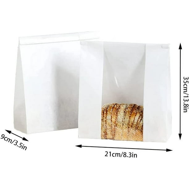 Bolsas para Bocadillos/Sándwiches, Fabricadas en papel Kraft, Mantiene  frescos tus alimentos