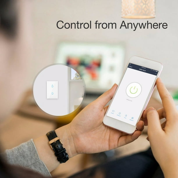Comprar EWeLink Wifi 16A MINI interruptor inteligente compatible con  control de vía temporizador interruptor inalámbrico funciona con Alexa  Google Home