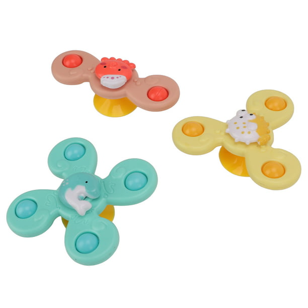 Baby Spinner Ventosa Pop it – Baby hoptoys Fidget Toys – Spinner Anti  Stress – Juguete Bebe de 1 año – Juguetes de baño – Hand Spinner Bebe
