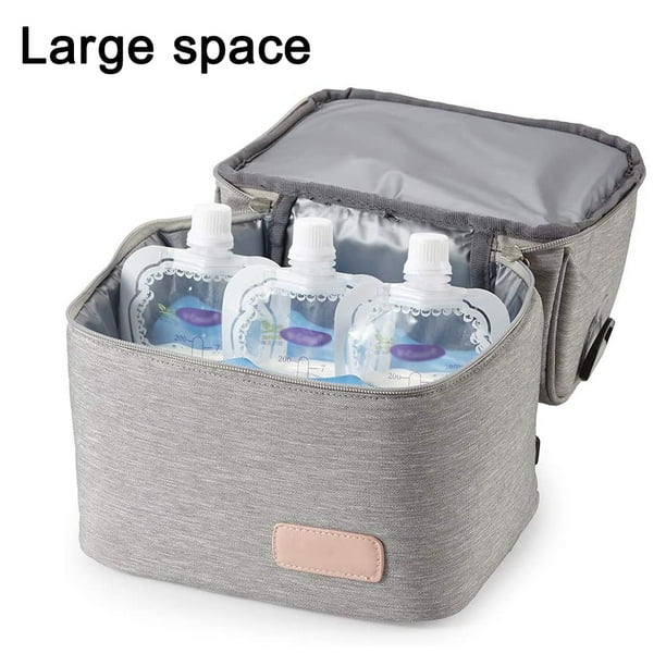 Bolsa aislante biberón-cualquier bolsa isotérmica, bolsa biberón, bolsa  caja bebé, 2 paquetes de 8x8x24cm XianweiShao 8390614512108