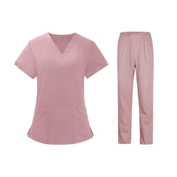 Uniforme de enfermera para mujer, pantalones de manga corta transpirables  para SPA jinwen uniforme de enfermera