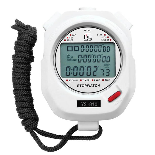 Cronómetro digital de mano profesional Cronógrafo Temporizador de  entrenamiento deportivo Hugtrwg Para estrenar