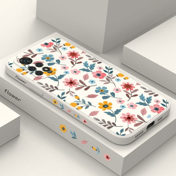 Funda De Teléfono De Flores Que Caen Para Xiaomi Redmi Note 12S 12 Pro PLus  4G 5G Moda Cómoda Para Sentir