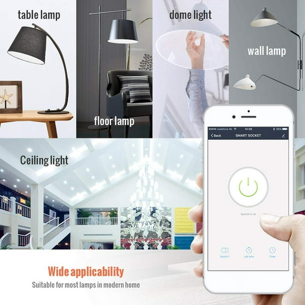 Lámpara Luz Inteligente Smart Multicolor Alexa Google Home Color