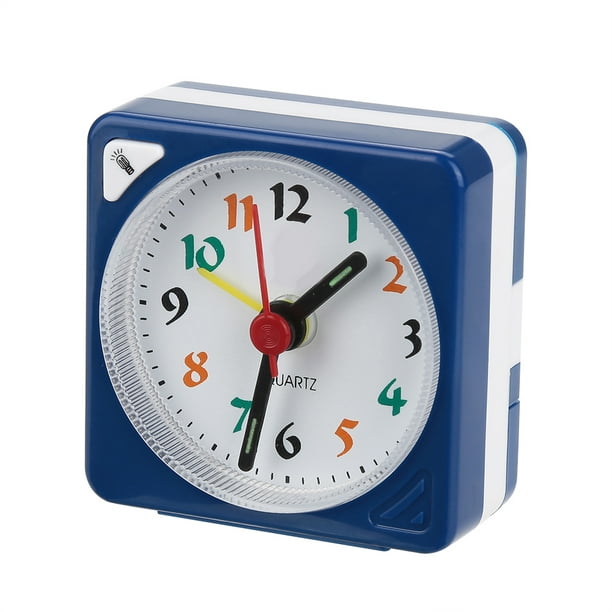 Reloj Despertador Con Luz Happyware Color Azul